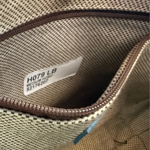 Dooney & Bourke Vintage light blue Leather DB Monogram Shoulder bag & coin purse - Picture 13 of 16